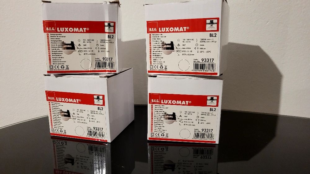 Czujnik ruchu, wejścia B.E.G Luxomat alarm świetlny