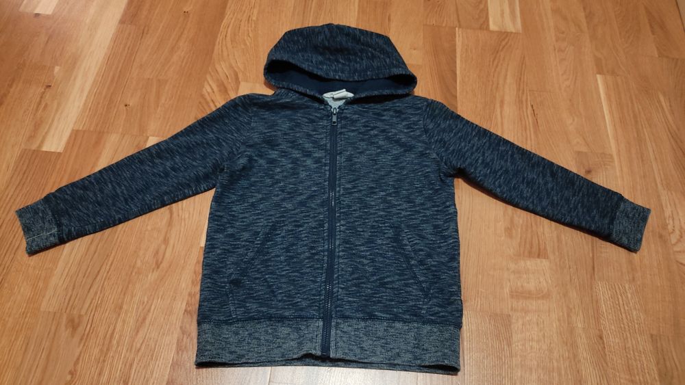 Bluza z kapturem rozpinana r. 110/116 H&M