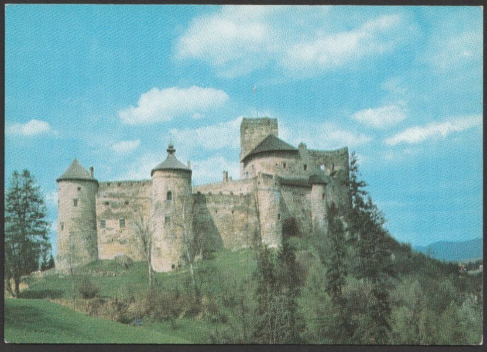 pocztówka - Niedzica 1976 - zamek - gotyk