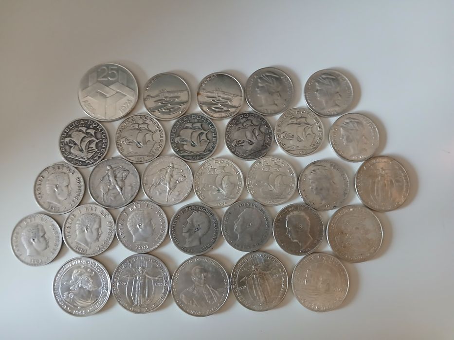 Moedas de prata portuguesas
