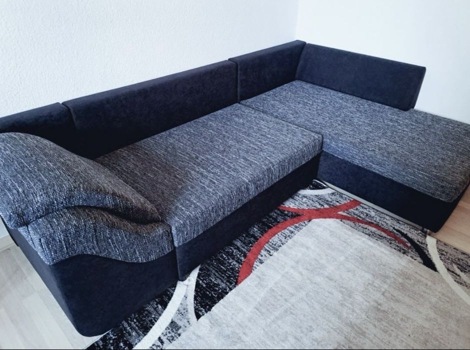 Narożnik rozkładany z funkcją spania kanapa sofa transport