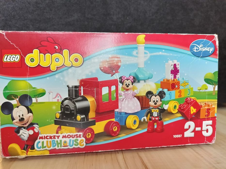 LEGO DUPLO 10597 urodzinowy pociąg kompletne z pudelkiem