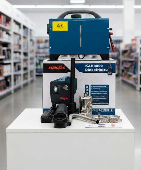 ТОП | Автономний дизельний обігрівач 8 кВт | 12В | 24В | 220В вебасто