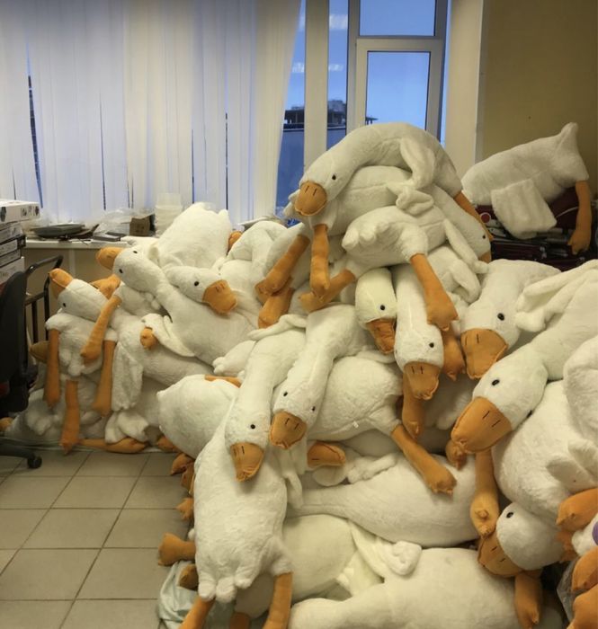 Гусь обнимусь Гусь антистрес Гусь подушка обнімусь