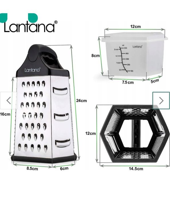 Tarka do warzyw z pojemnikiem lantana