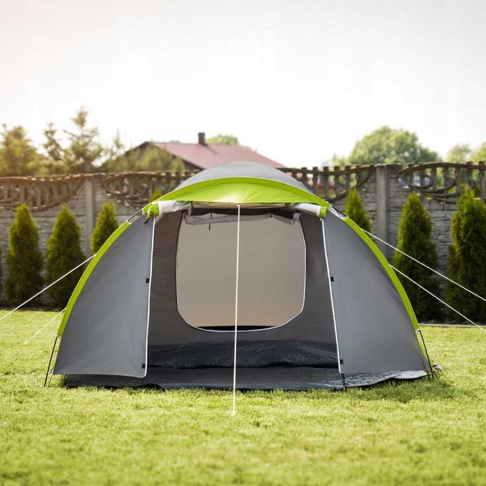 DUŻY Namiot kempingowy 4 OSOBOWY turystyczny RODZINNY wodoodporny IGLO