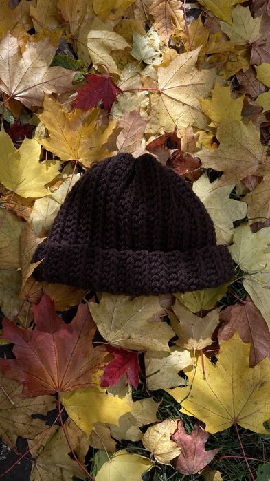 Тепла вовняна шапка Beanie