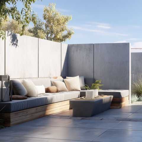 L-ki betonowe mury ogrodzeniowe STYROBUD