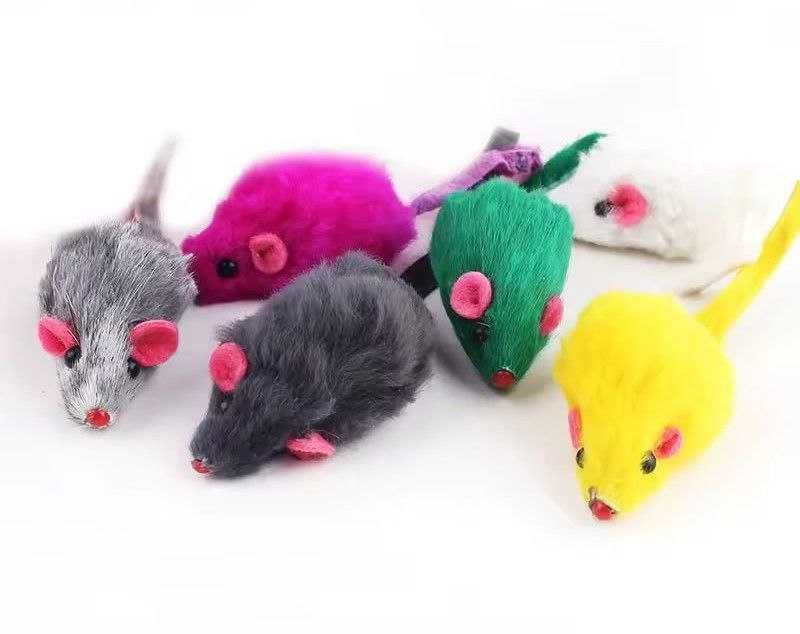 Іграшки мишки для котів бренду Pawstrip, які шурхотять при трясінні