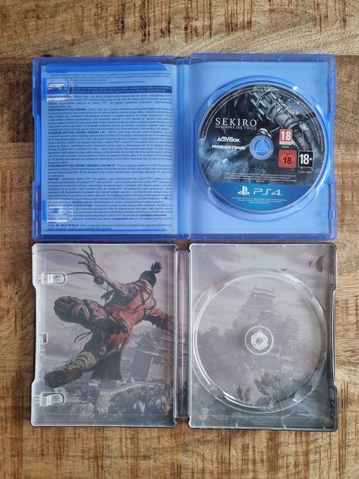 Sekiro Shadows Die Twice steelbook PS4