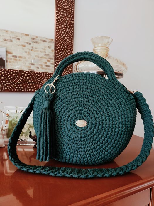 Torebka na szydełku XL