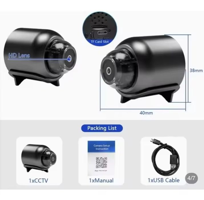 Mini câmera wi-fi (promoção ativa)