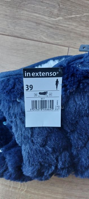 Kapcie damskie wysokie ocieplane In Extenso 39