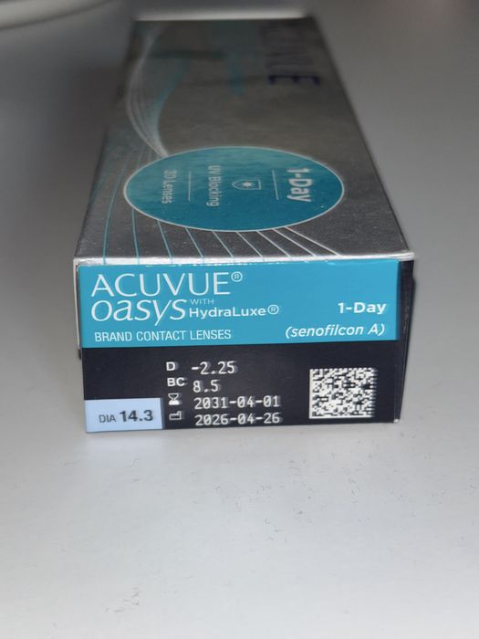 Soczewki kontaktowe jednodniowe Acuvue Oasys
