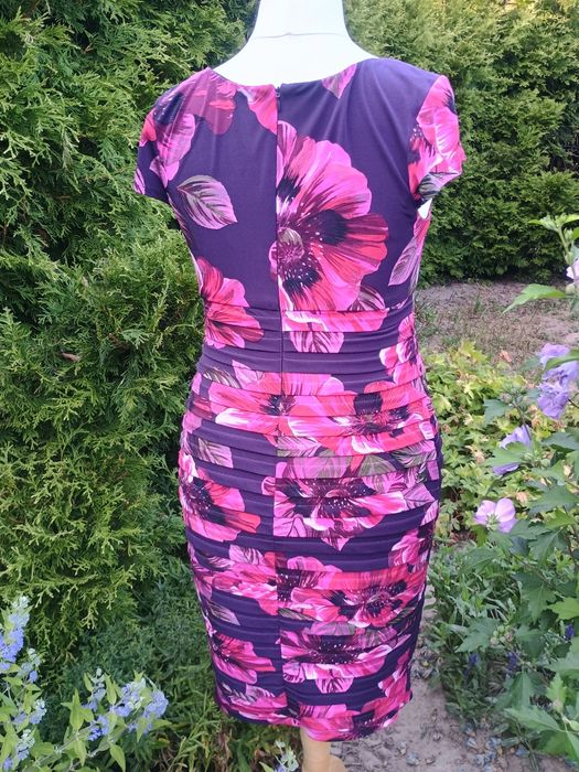 Wizytowa sukienka R 44 ,  RABAT szczegóły w opisie