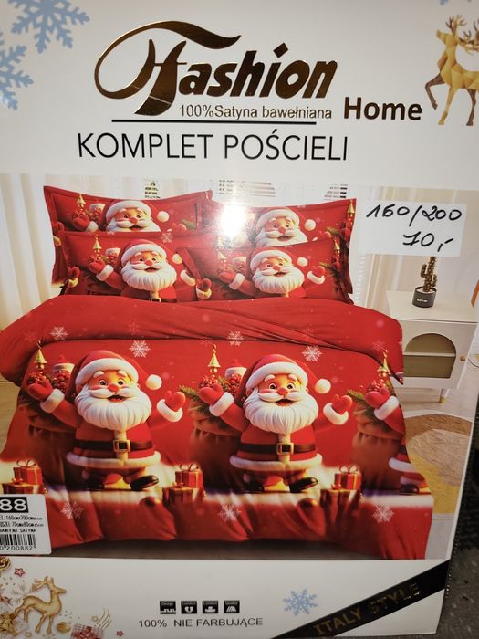 Piękne pościele świąteczne
