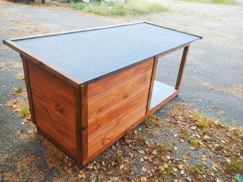 Будка для собаки утеплена