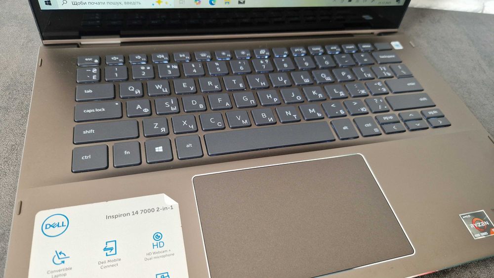 Ультрабук-трансформер  Dell Inspiron 7405 /Ryzen 5 4500U/12/256
