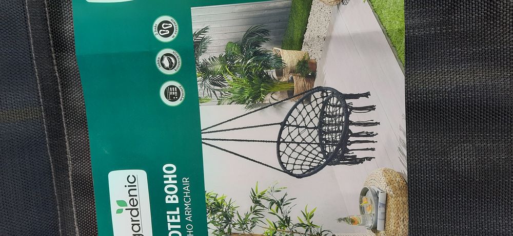 Fotel boho, wiszący fotel