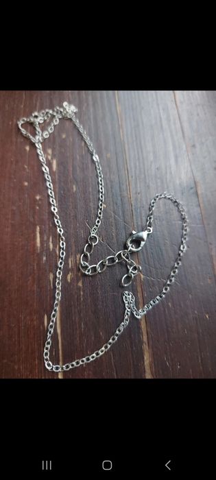 Łańcuszek ze srebra z przedłużką