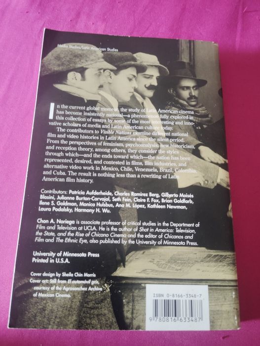 Livro Visible Nations Latin American Cinema And Video  Inglês Usado