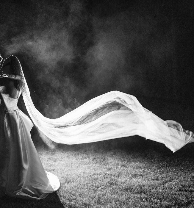 PRONOVIAS - Sedna, welon perły, 2 suknia na zmianę