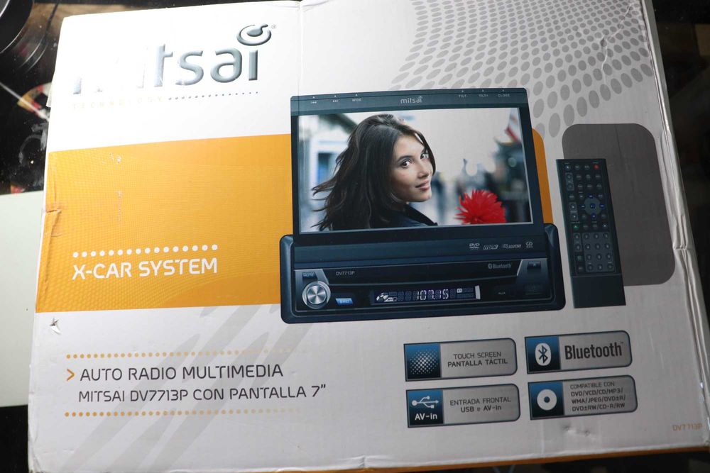 Auto radio Mitsai DV7713P Com ecrã 7 polegadas_por estrear