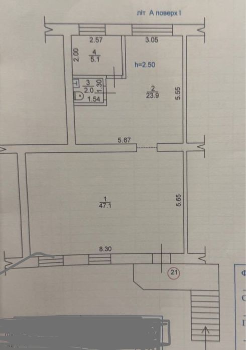 Продам приміщення магазину 78,1 кв м
