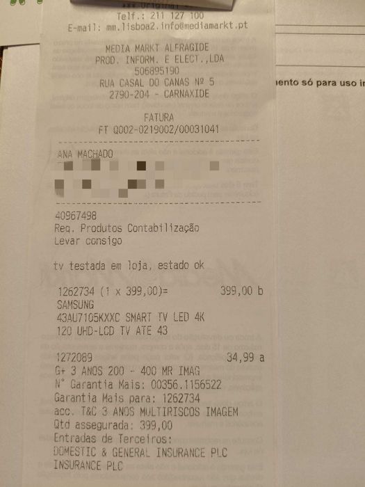 Smart TV Samsung LED 4K - 43 polegadas