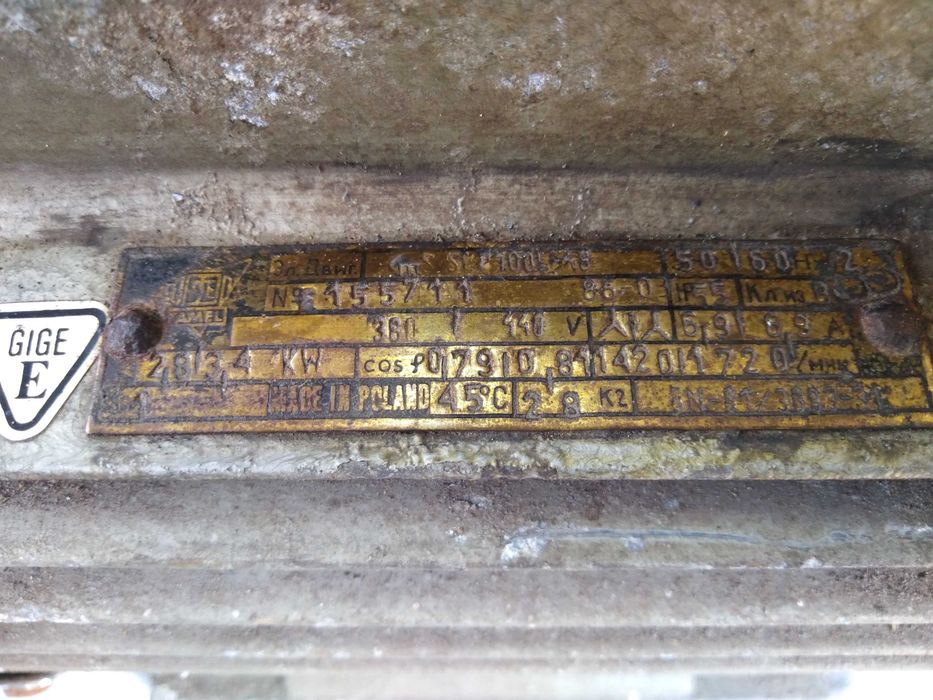 Silnik elektryczny 3,4 kw