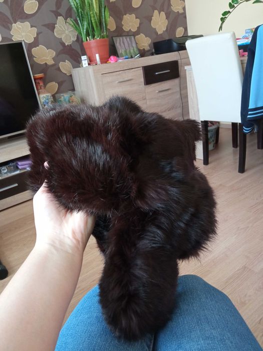 Zimowa czapka uszatka