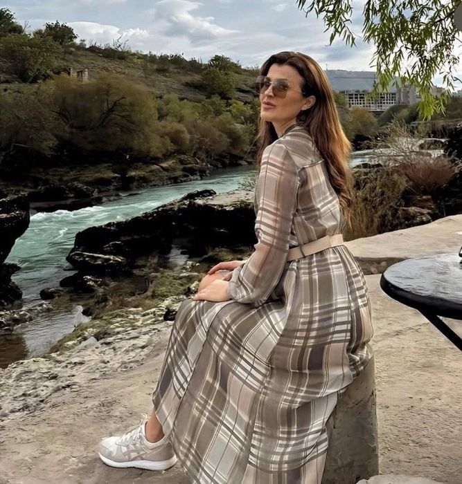 Zara роскошное хитовое платье с бантом