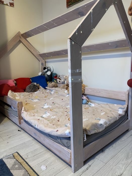 Łóżko domek gratis materac