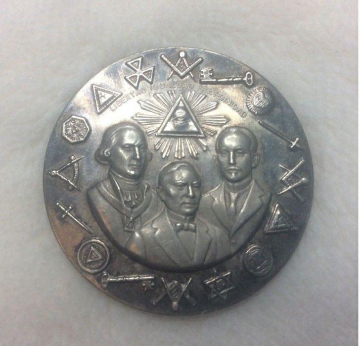 Medalha maçónica em Prata