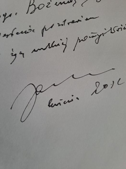 Wojciech Jaruzelski Autograf  Starsi o 30 lat
