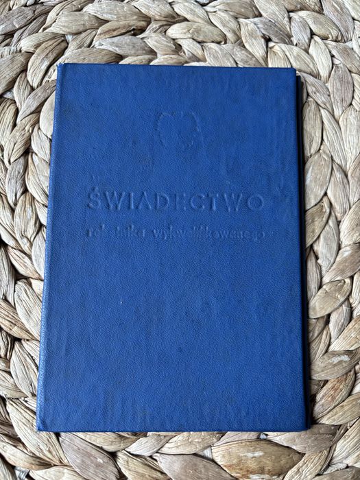 Świadectwo wykwalifikowanego robotnika z 1977 roku
