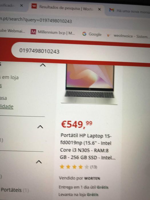 Computador Portátil Novo com garantia até 2028