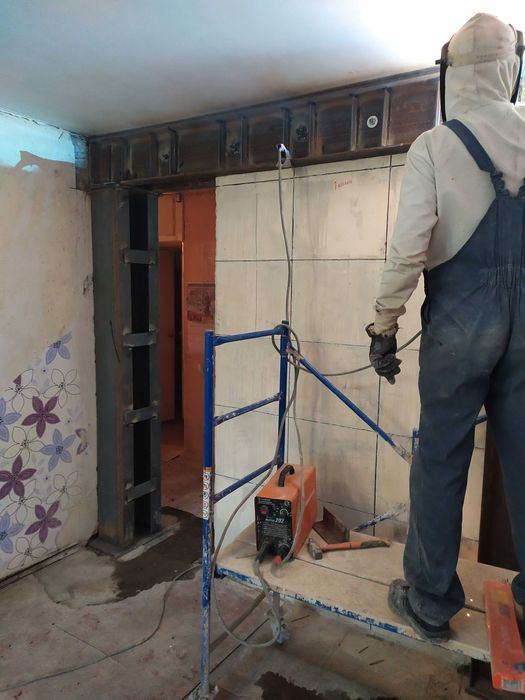 Усиление Резка Расширение проемов Демонтажные работы Штробы Харьков