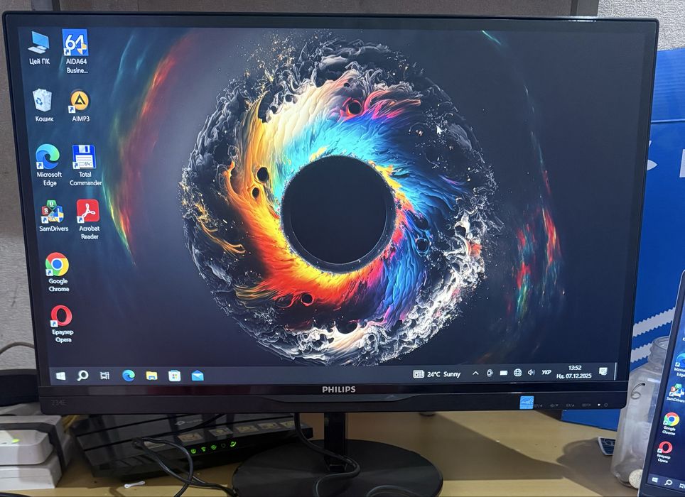 2 монітори philips 234E5QSB/01