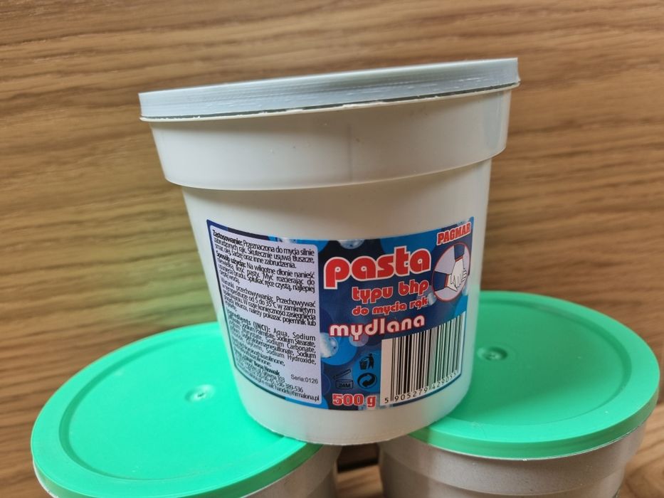 Pasty mydlane do mycia rąk van solvik pagmar