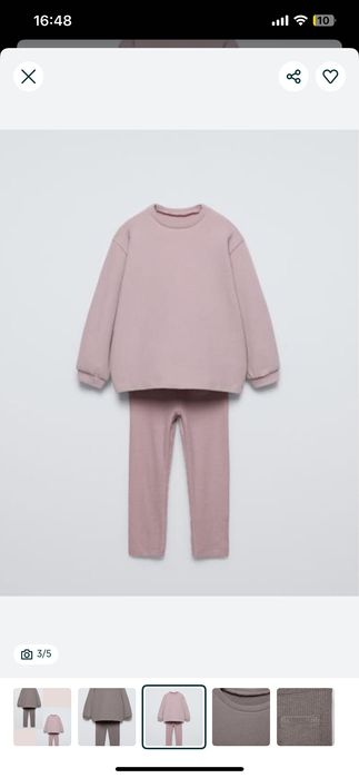 Костюм zara для дівчинки лосіни zara 104, 110