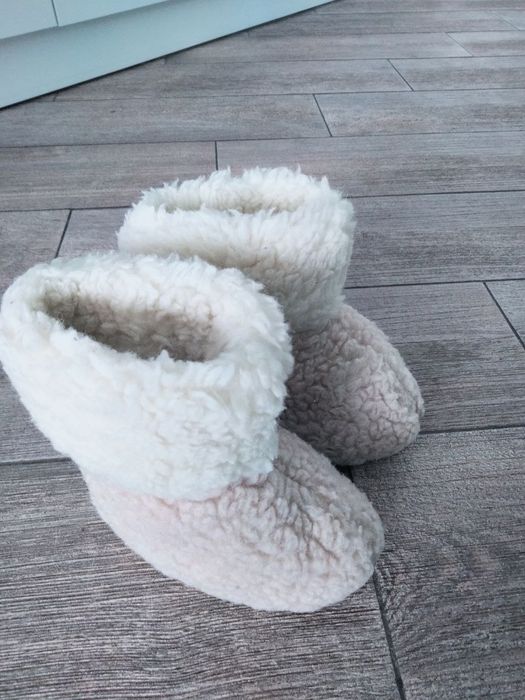 Чуни на овчине детские