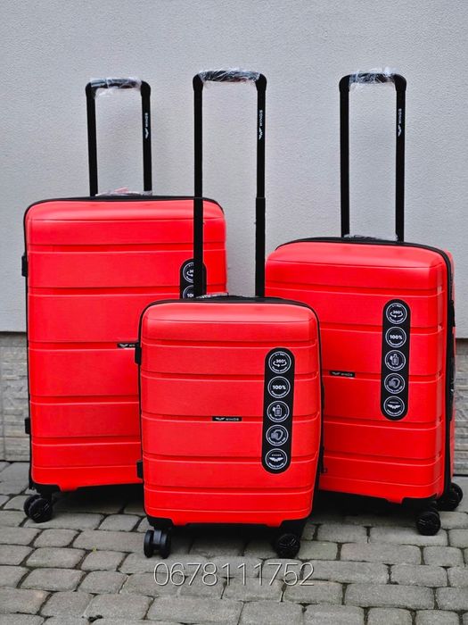 100% поліпропилен WINGS HWF02 Польща валізи чемоданы ручна поклажа