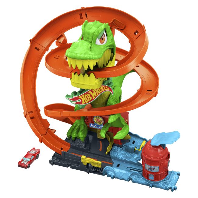 Ігровий набір Hot Wheels Атака вогняного Ті-Рексу