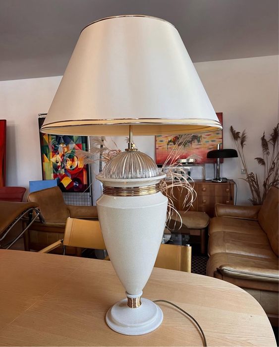 Olbrzymia lampa stołowa Sigma Elle Due. Wlochy lata 80-te