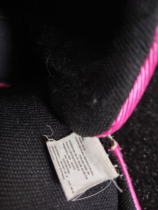 Rolki 30-36 czarne różowe