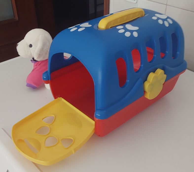 TRANSPORTADORA ANIMAL , CRIANÇA BRINCAR.Veterinária,Casa,Quarto,Sala.