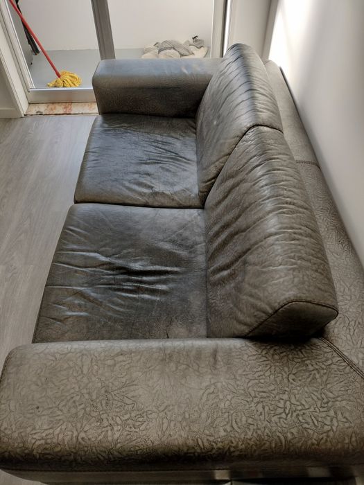 Sofá Moderno 2/3 Lugares (2m) – Cinza Antracite