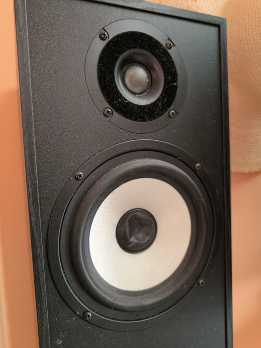 Zestaw audio kolumny Pylon + wzmacniacz Denon