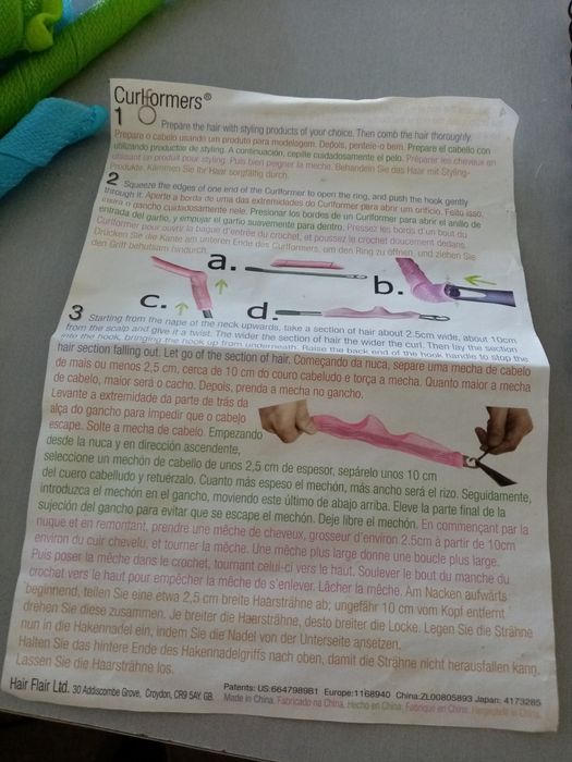 Curlformers ,rolos em pirâmide